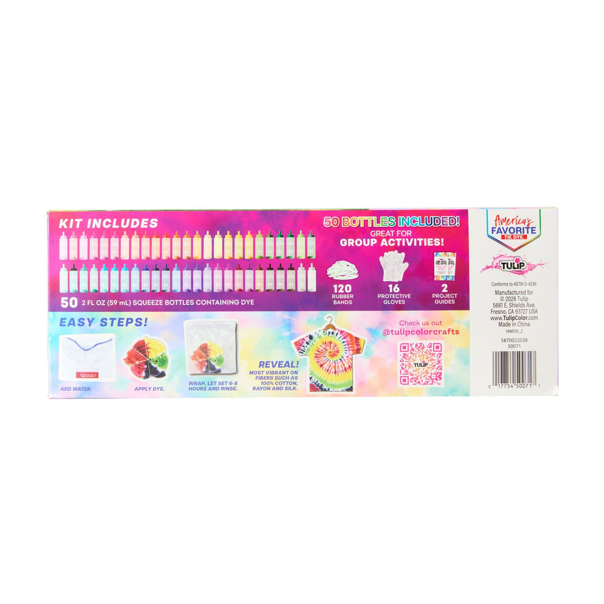 Picture of 50071 Tulip One-Step Tie-Dye 50 Color Party Kit