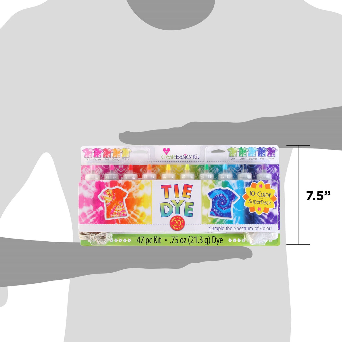 Picture of 32011 Create Basics 10-Color Rainbow Tie-Dye Kit