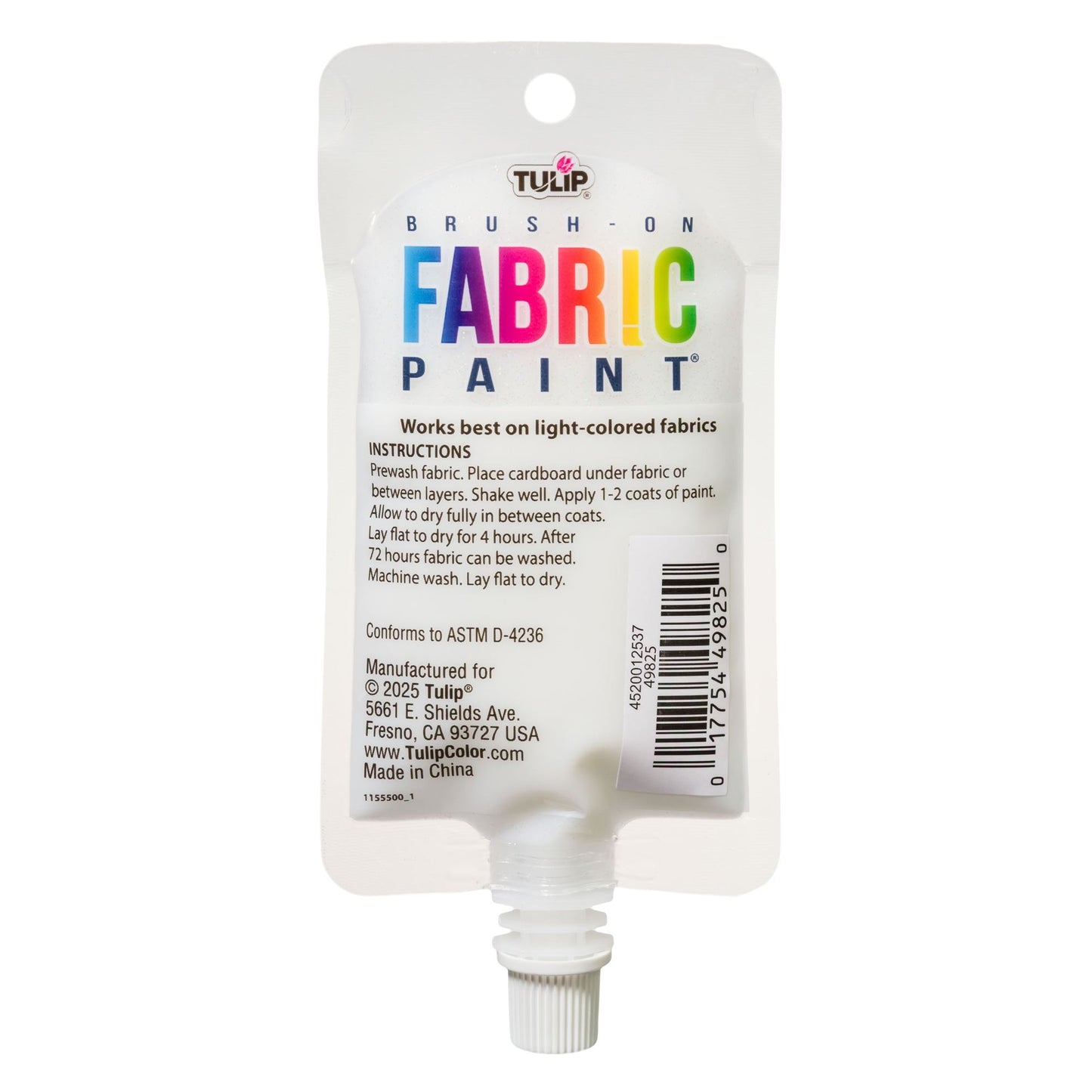 Picture of 49849 Tulip Brush-On Fabric Paint Disco Glitter 2.7 fl. oz.