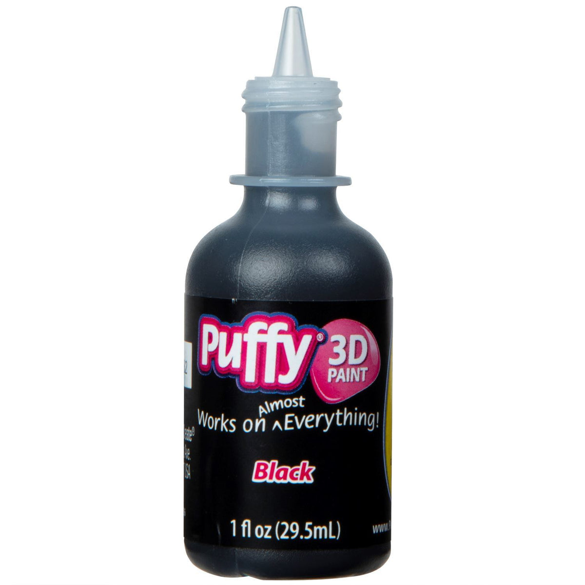 Picture of 26207 Puffy 3D Paint Shiny Black 1 oz.