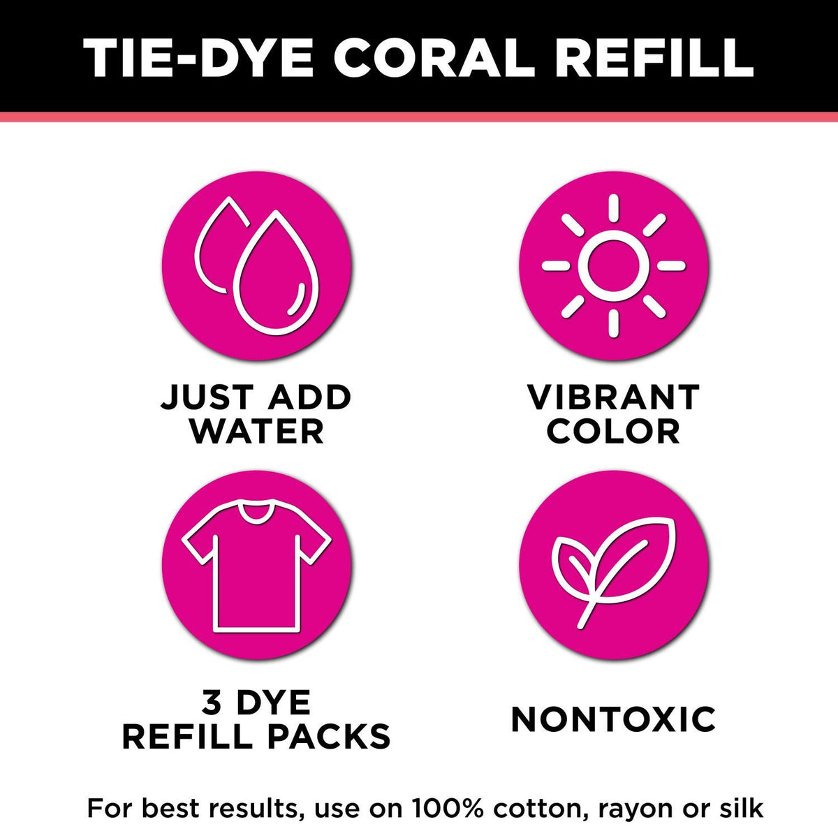 Picture of 47327 One-Step Tie-Dye Refills Coral