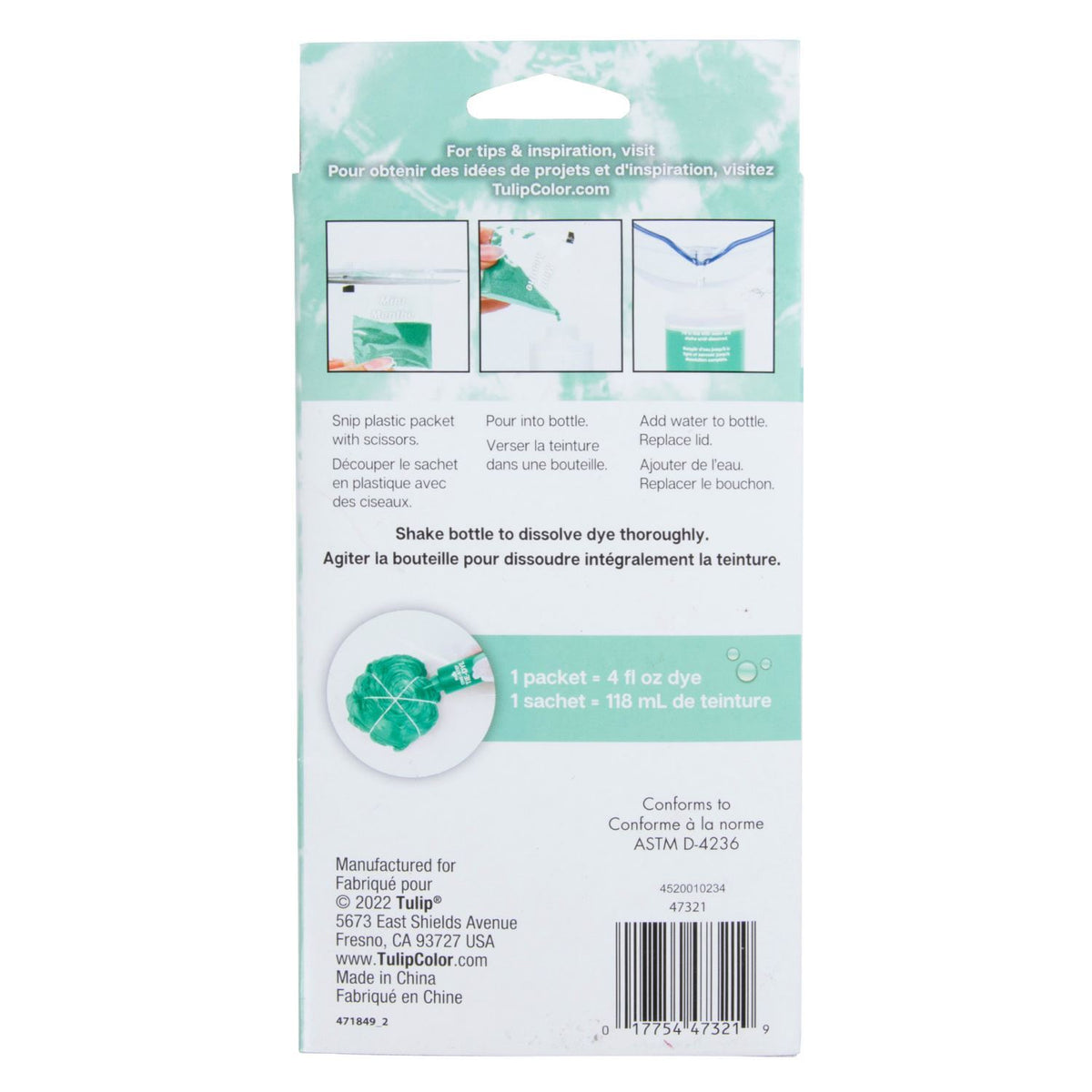 Picture of 47321 One-Step Tie-Dye Refills Mint