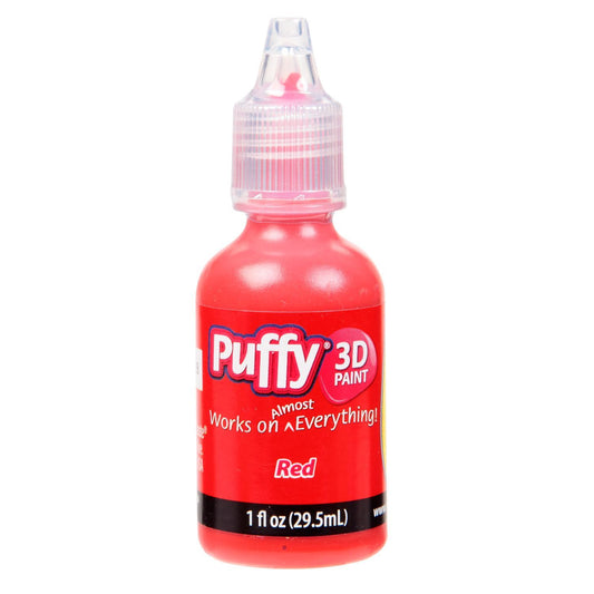 Picture of 26208 Puffy 3D Paint Shiny Red 1 oz.