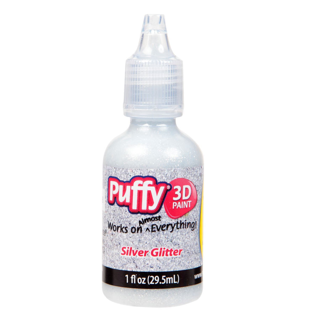 Picture of 26318 Puffy 3D Paint Glitter Silver 1 oz.