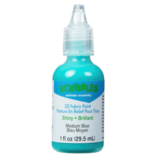 Picture of 54128 3D Fabric Paint Medium Blue 1 oz.
