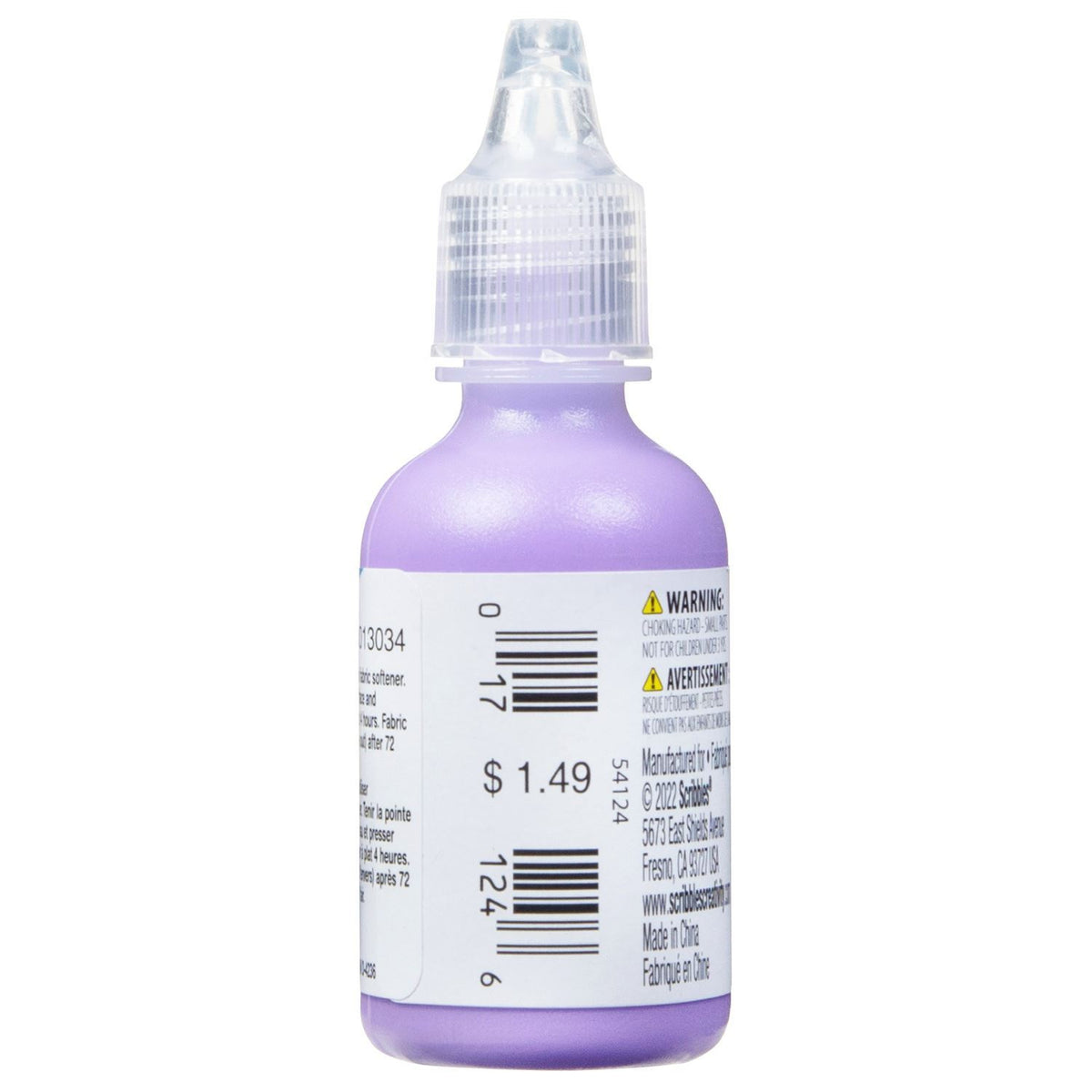 Picture of 54124 3D Fabric Paint Purple 1 oz.