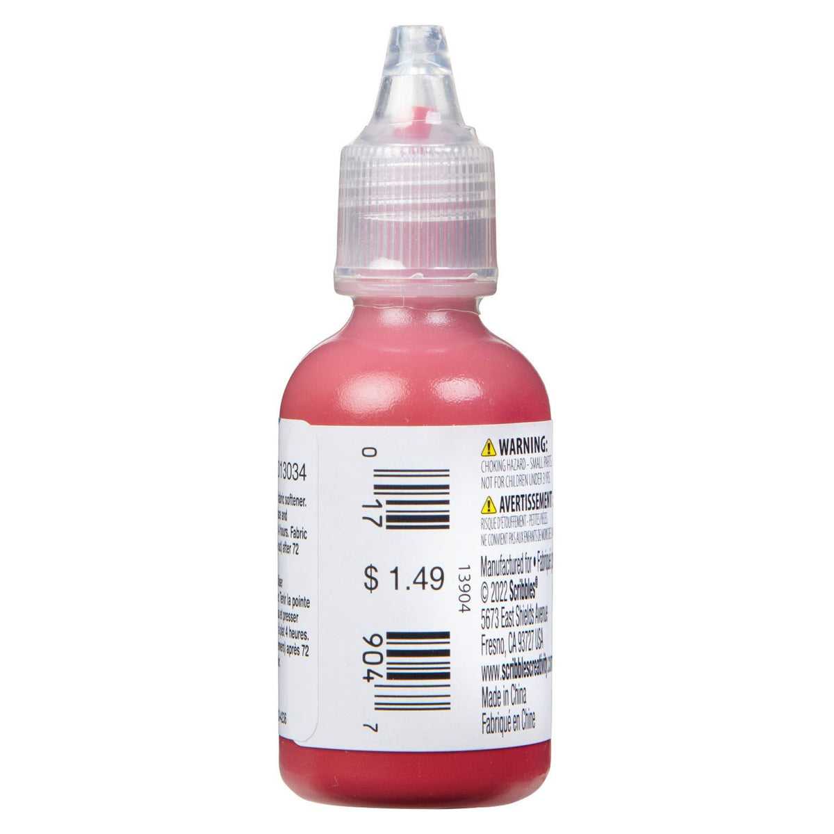 Picture of 13904 3D Fabric Paint Barn Red 1 oz.