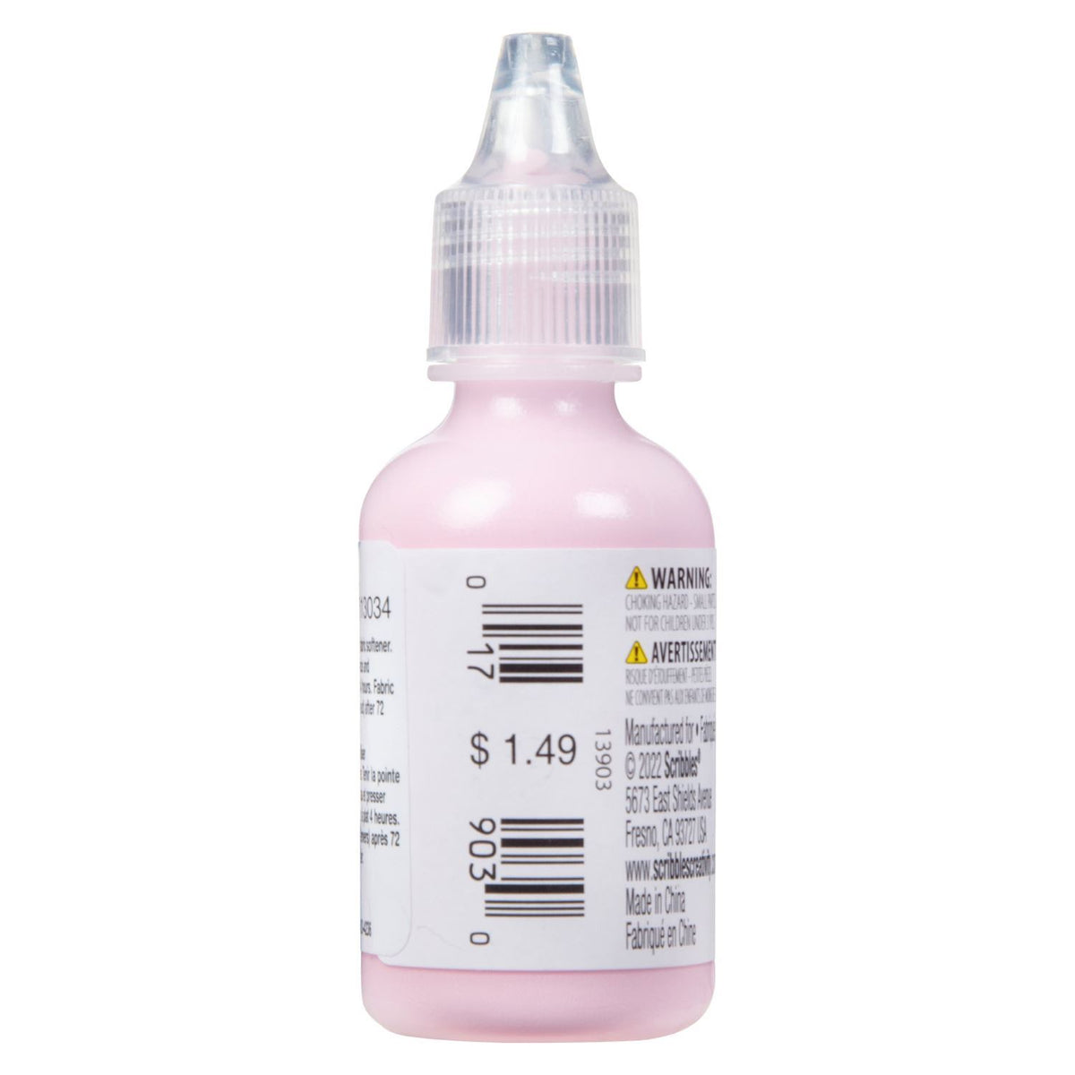 Picture of 13903 3D Fabric Paint True Pink 1 oz.