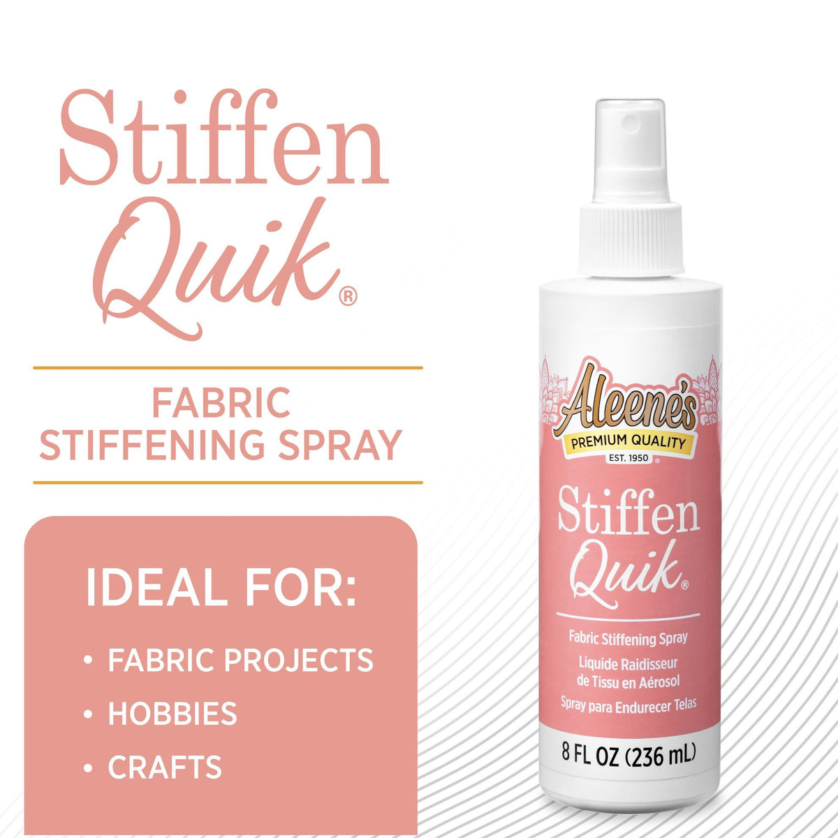 Picture of 49595 Aleene’s Stiffen Quik Fabric Stiffening Spray 8 fl. oz.