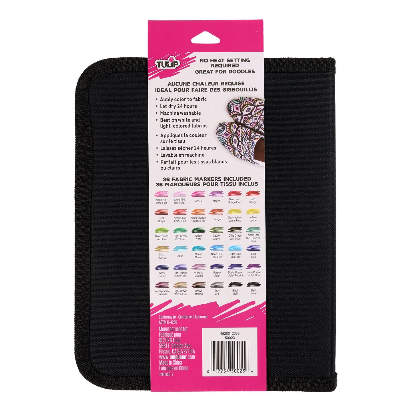 Picture of 50023-1                             TULIP FABRIC MARKER STORAGE KIT                   