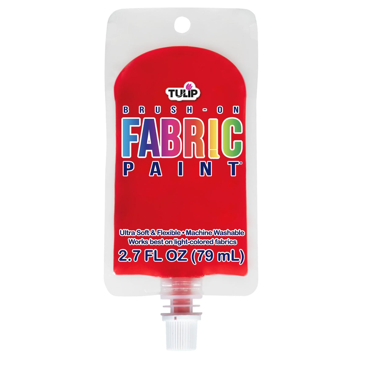 Picture of 49855 Tulip Brush-On Fabric Paint Red 2.7 fl. oz.