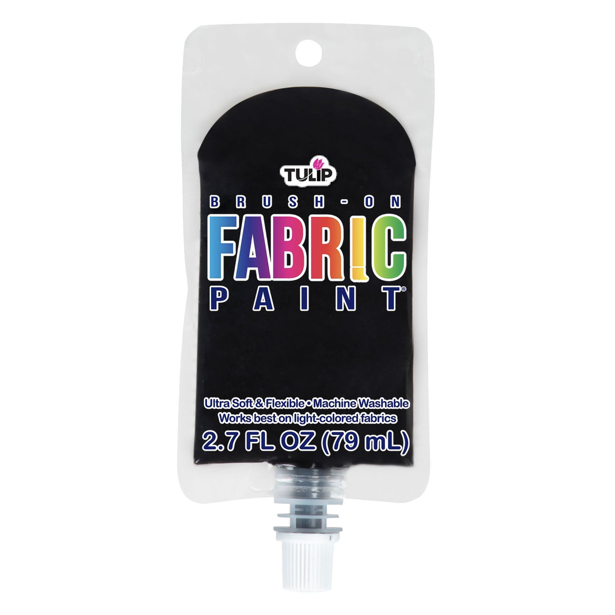 Picture of 49857 Tulip Brush-On Fabric Paint Black 2.7 fl. oz.