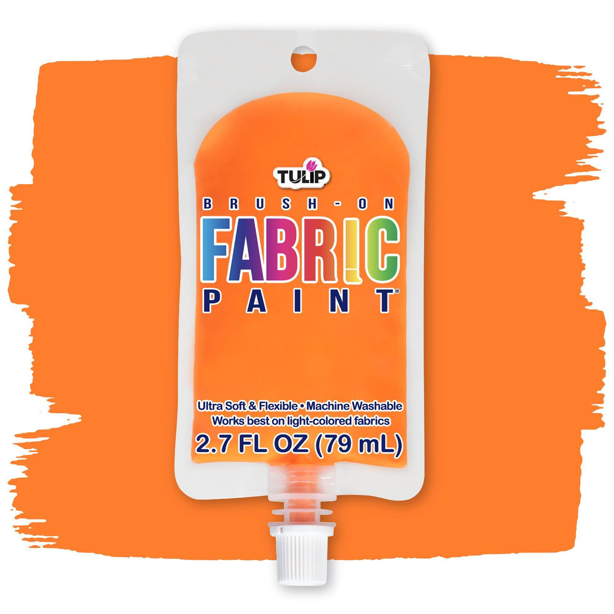 Picture of 49863 Tulip Brush-On Fabric Paint Orange 2.7 fl. oz.