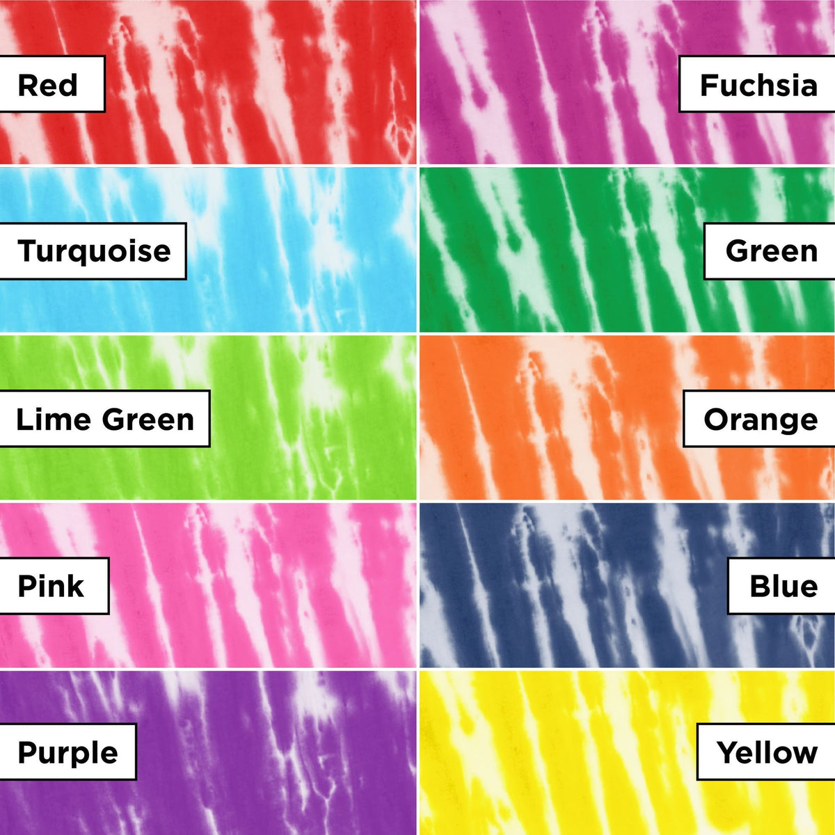 Picture of 32011 Create Basics 10-Color Rainbow Tie-Dye Kit