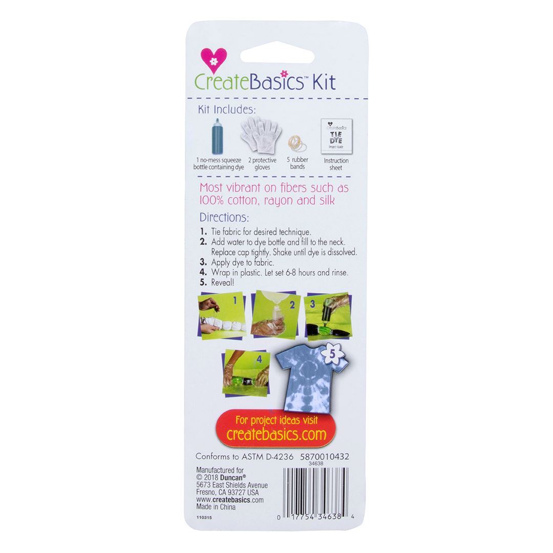 Picture of 32029 Create Basics 1 Color Tie Dye Kit, Blue, Makes 4 fl oz