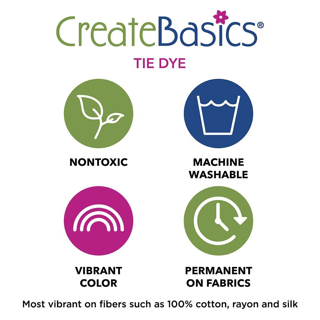 Picture of 32031 Create Basics 1 Color Tie Dye Kit, Black, Makes 4 fl oz