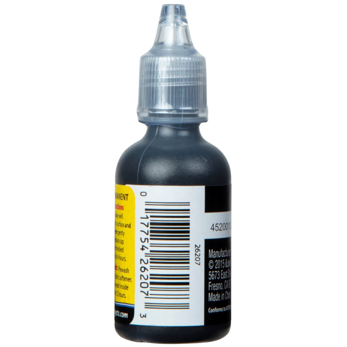 Picture of 26207 Puffy 3D Paint Shiny Black 1 oz.