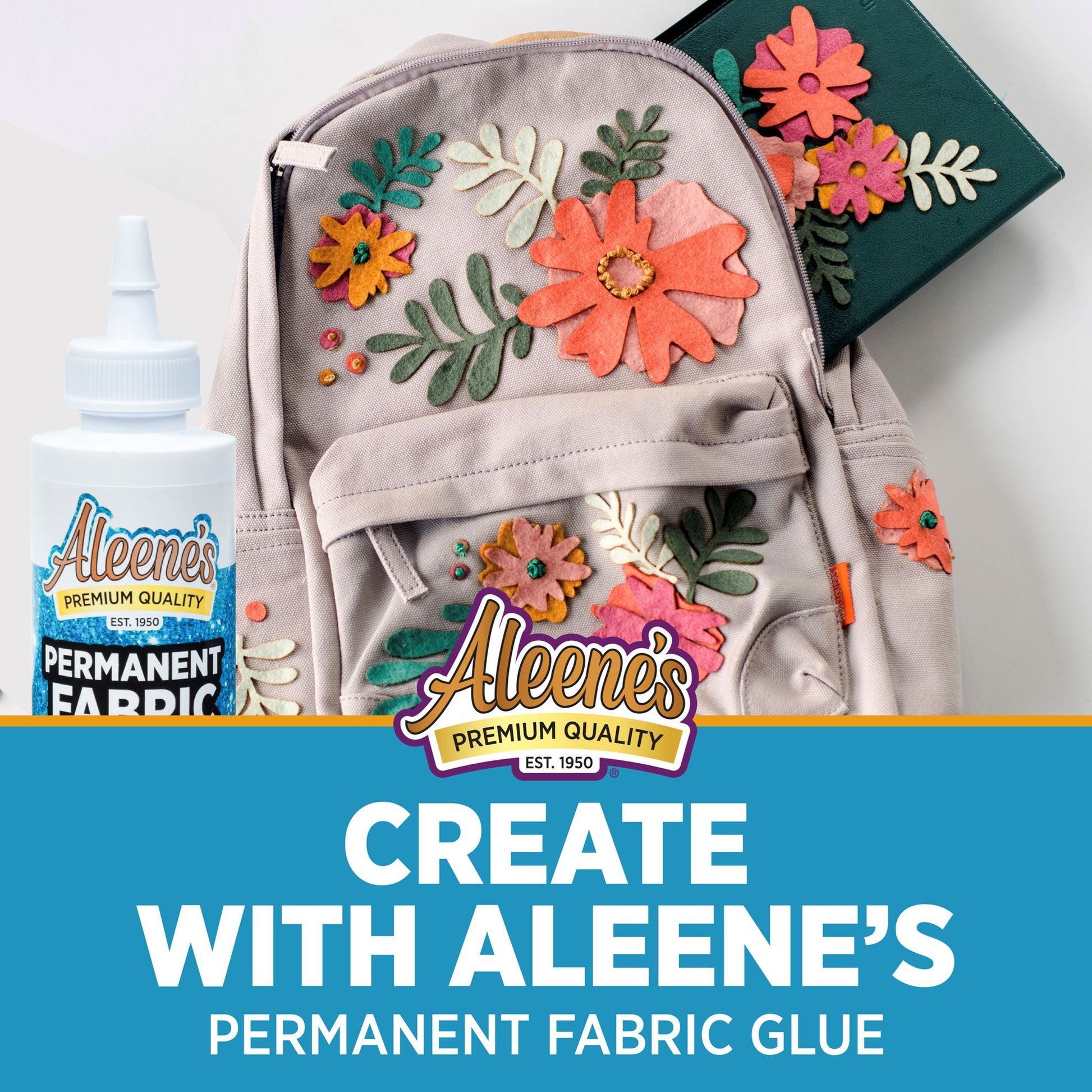 Picture of 48214                               ALEENE'S PERMANENT FABRIC GLUE 4OZ                