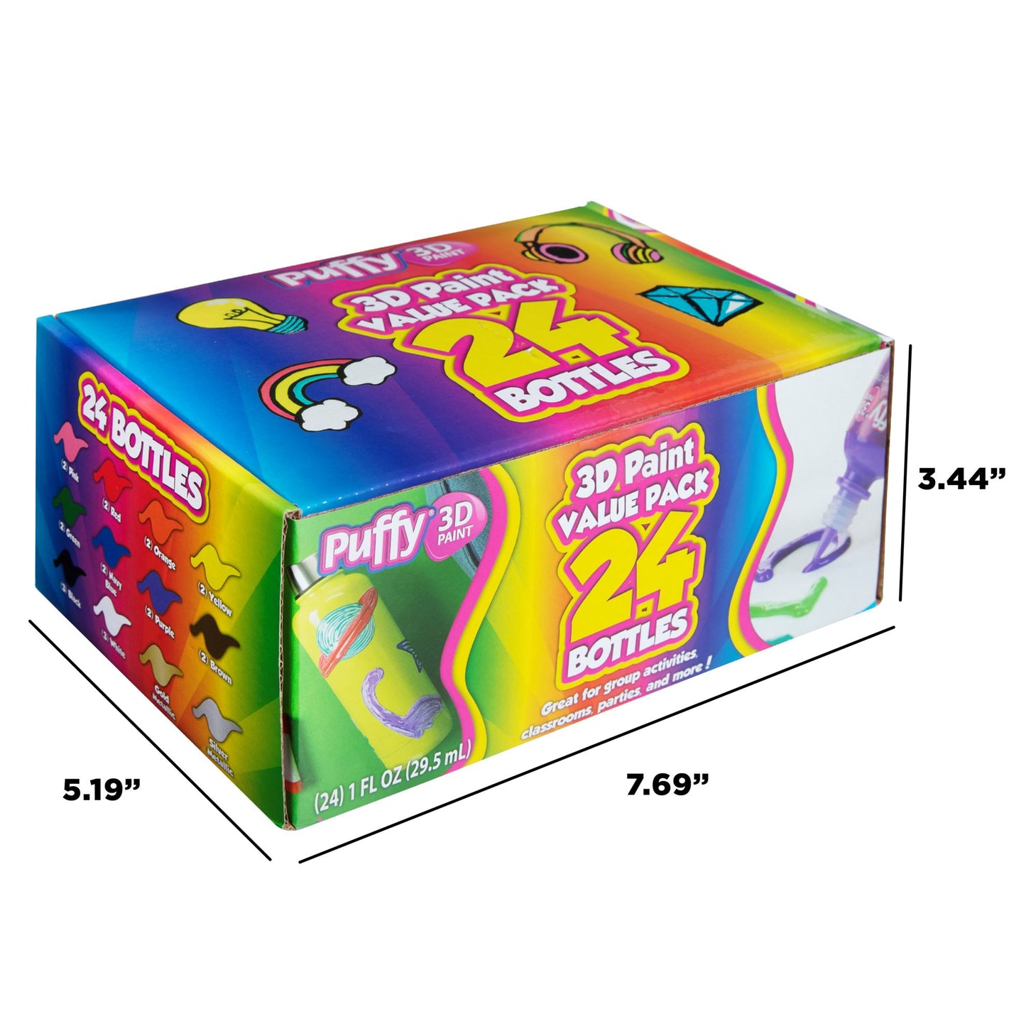 Picture of 48219 Puffy 3D Paint Value 24 Pack