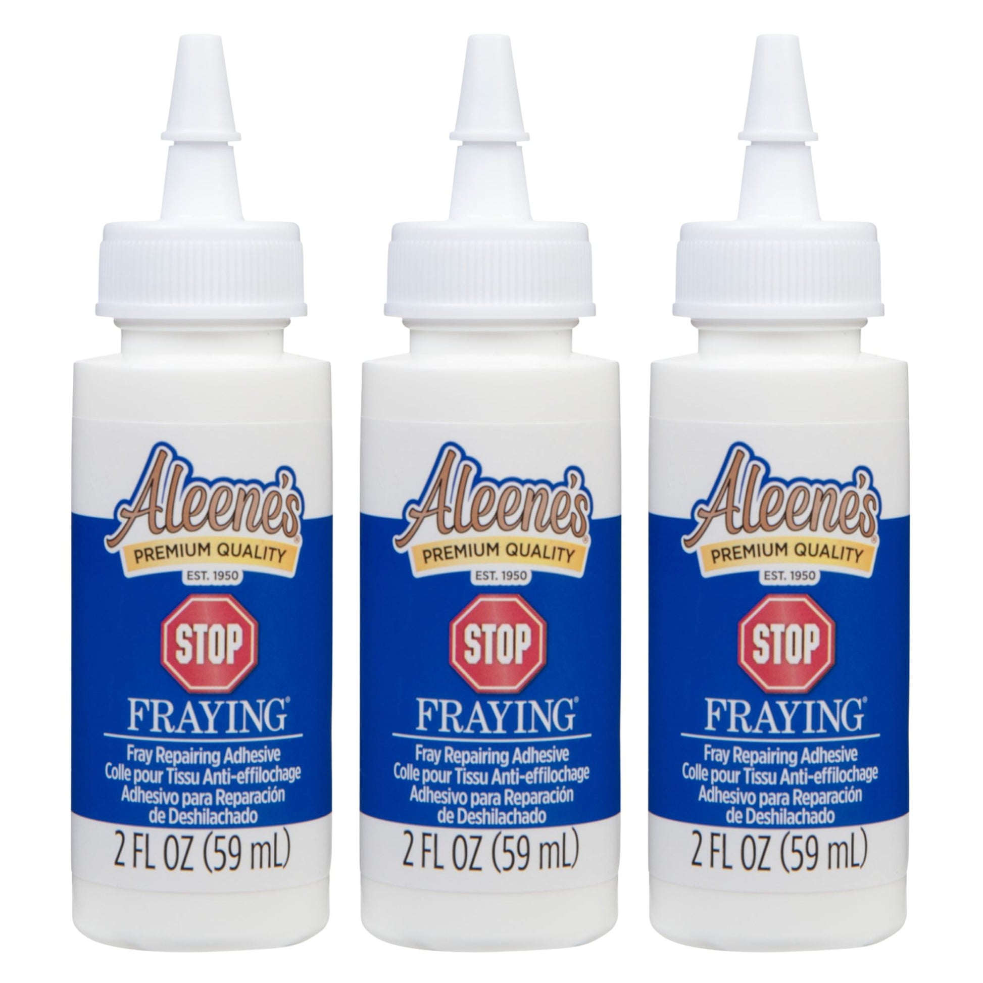 Picture of 50340 Aleene's Stop Fraying Permanent Fabric Adhesive 2 fl. oz. 3 Pack