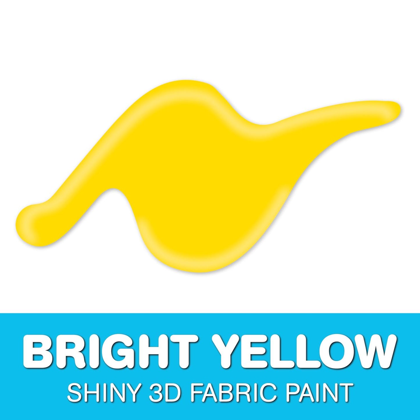 Picture of 54112 3D Fabric Paint Bright Yellow 1 oz.