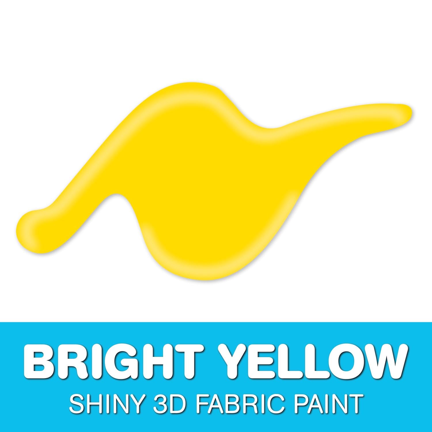 Picture of 54112 3D Fabric Paint Bright Yellow 1 oz.