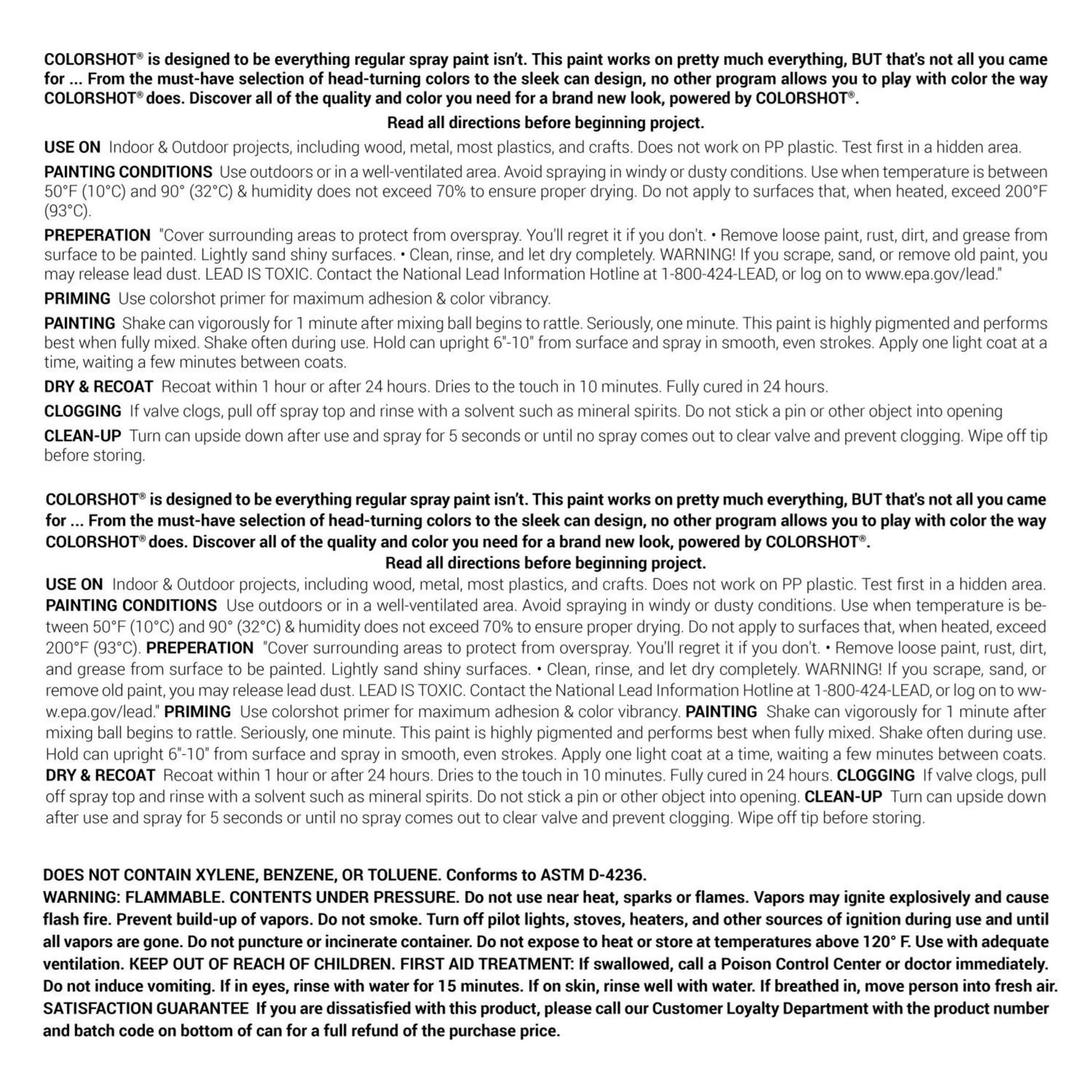 Picture of 48684 COLORSHOT Clear Sealer Matte 10 oz. 4 Pack