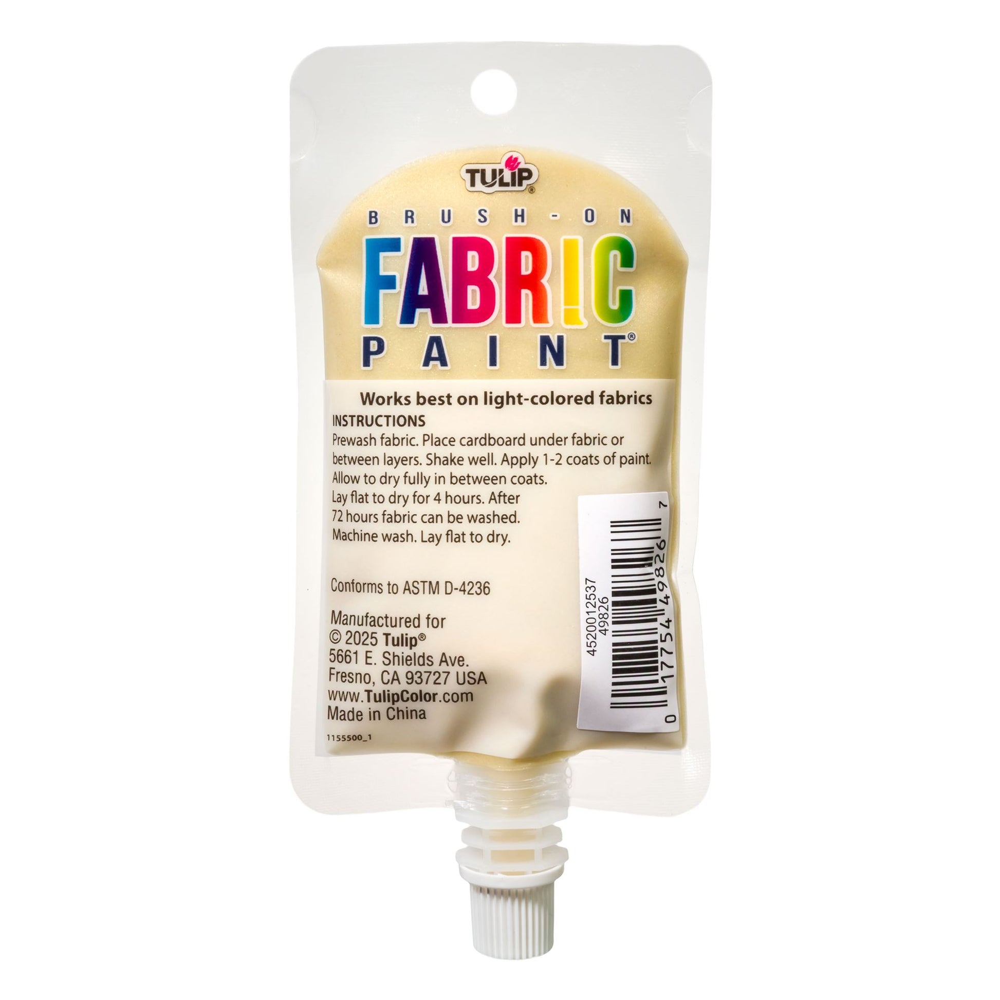Picture of 49850 TULIP BRUSH-ON FABRIC PAINT - METALLIC GOLD