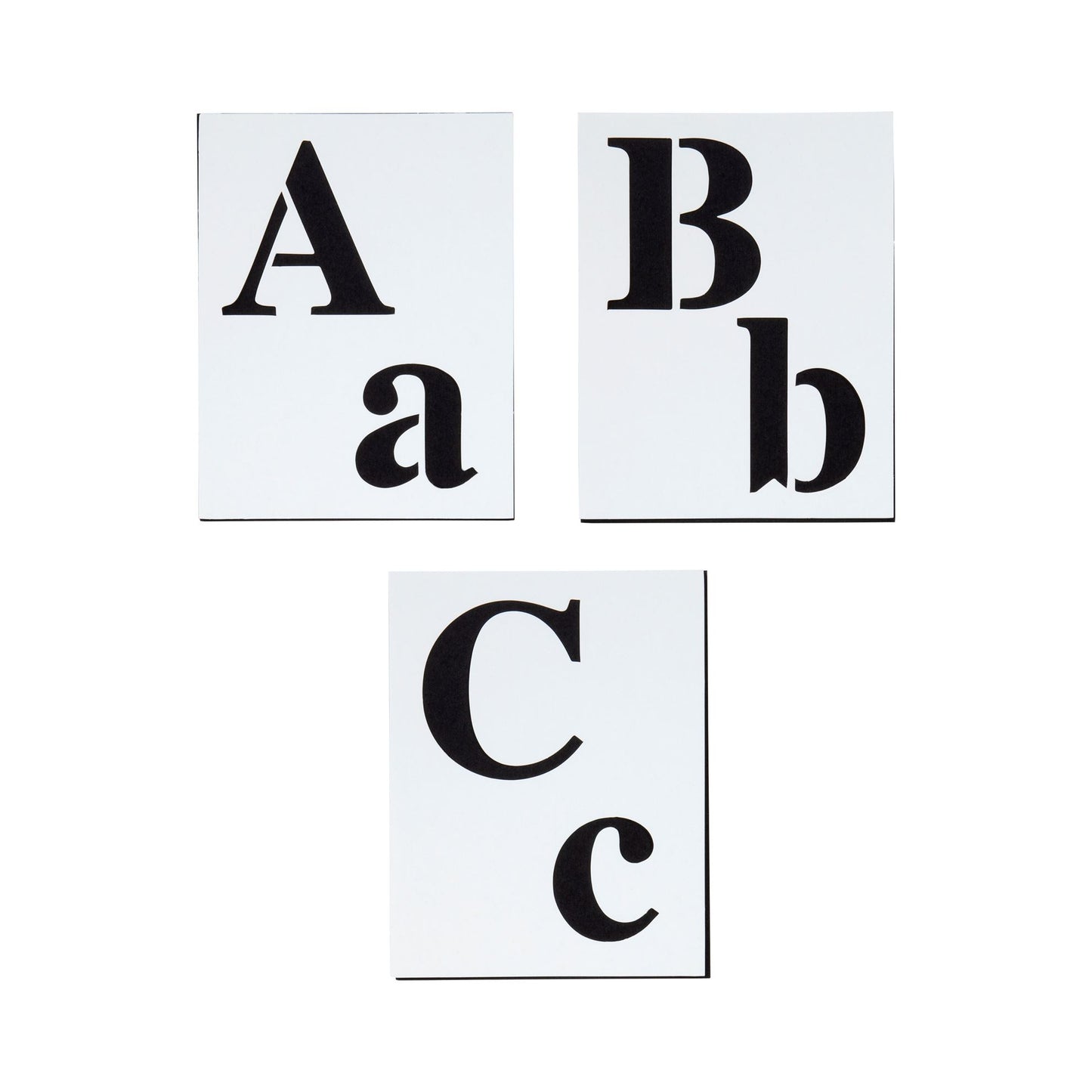 Picture of 44714                               ALPHABET STENCIL 48PC                             