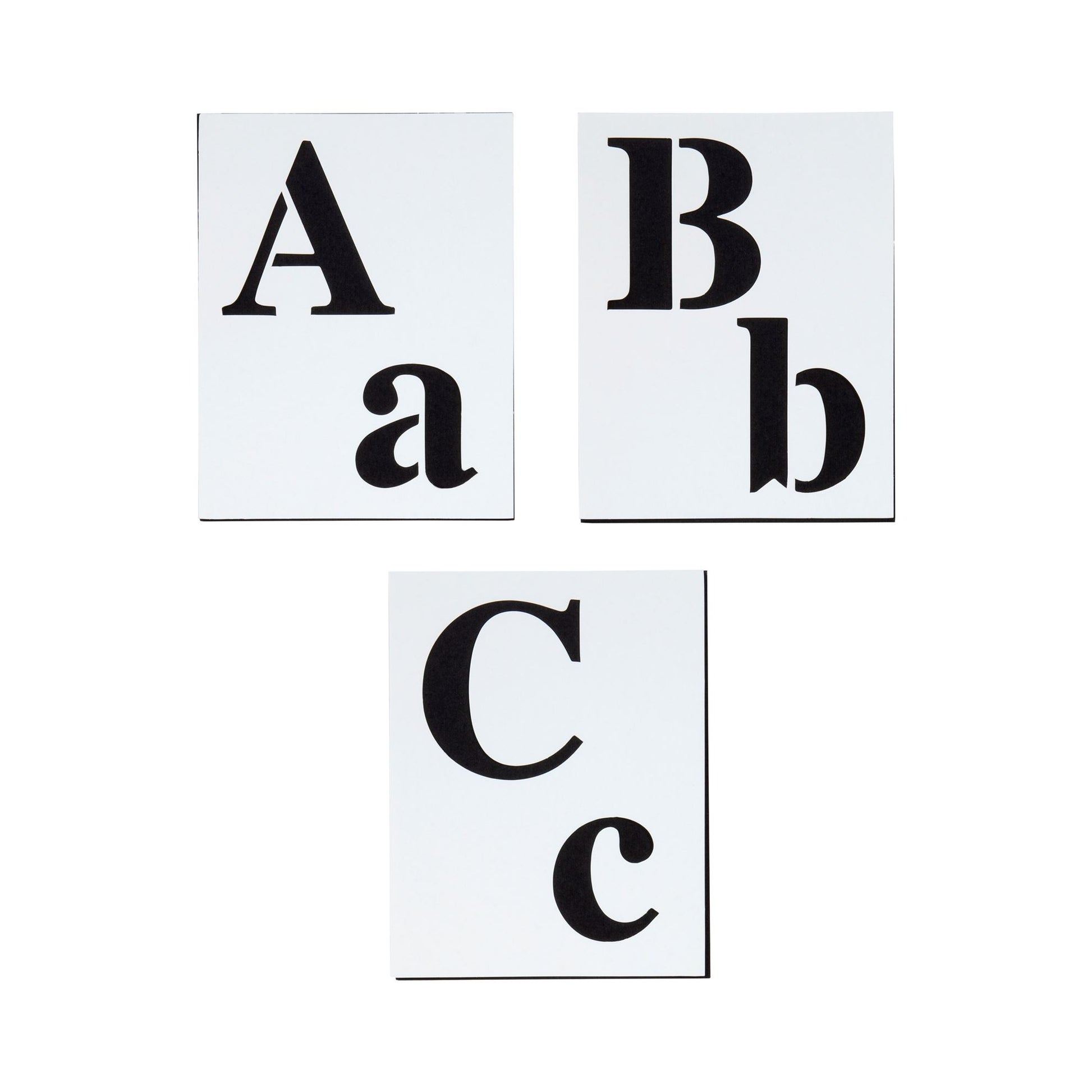 Picture of 44714                               ALPHABET STENCIL 48PC                             
