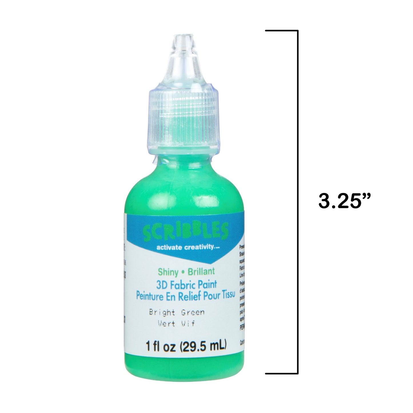 Picture of 54134 3D Fabric Paint Bright Green 1 oz.