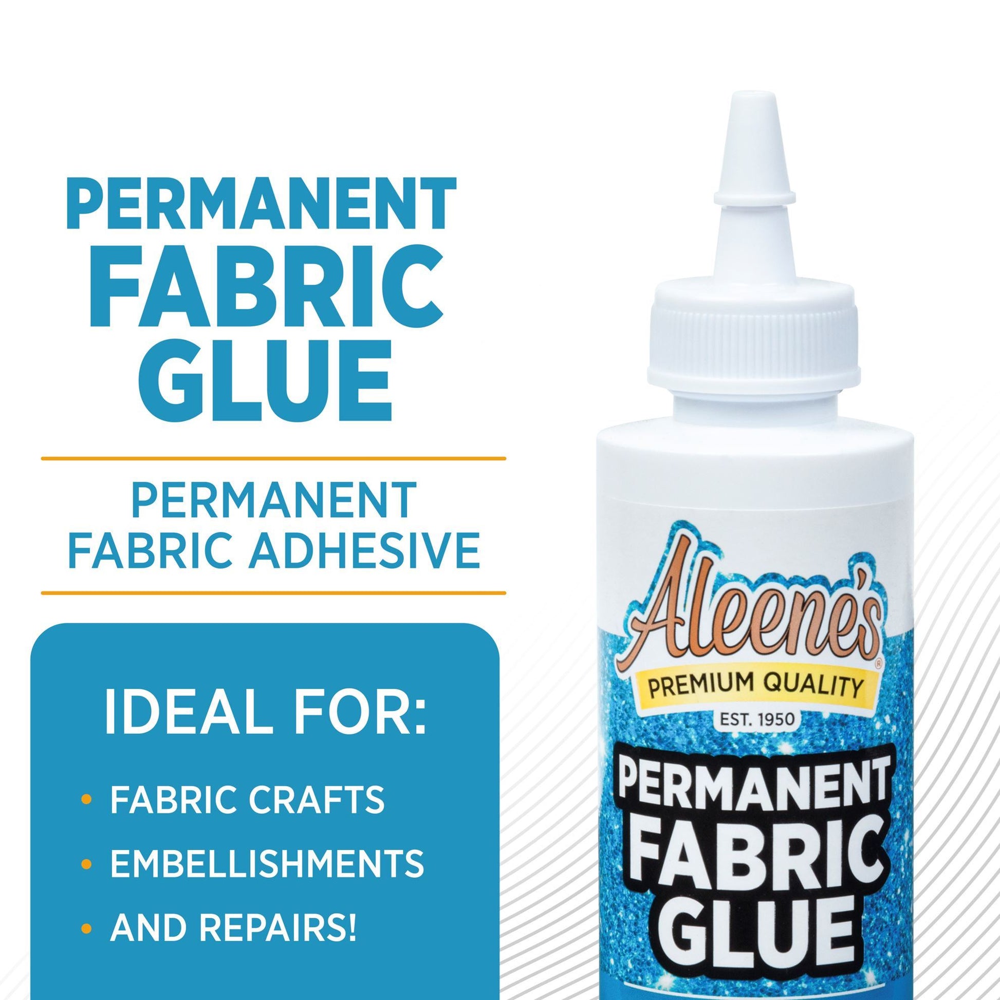 Picture of 48214                               ALEENE'S PERMANENT FABRIC GLUE 4OZ                