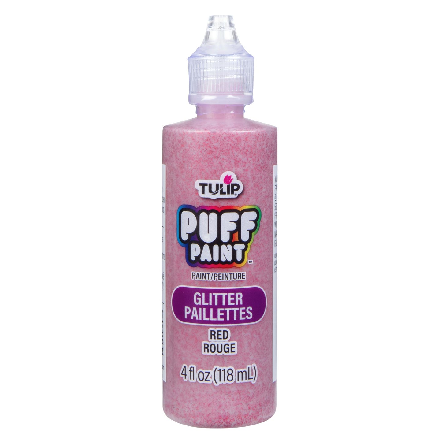Picture of 41303 Tulip Dimensional Fabric Paint Glitter Red 4 fl. oz.