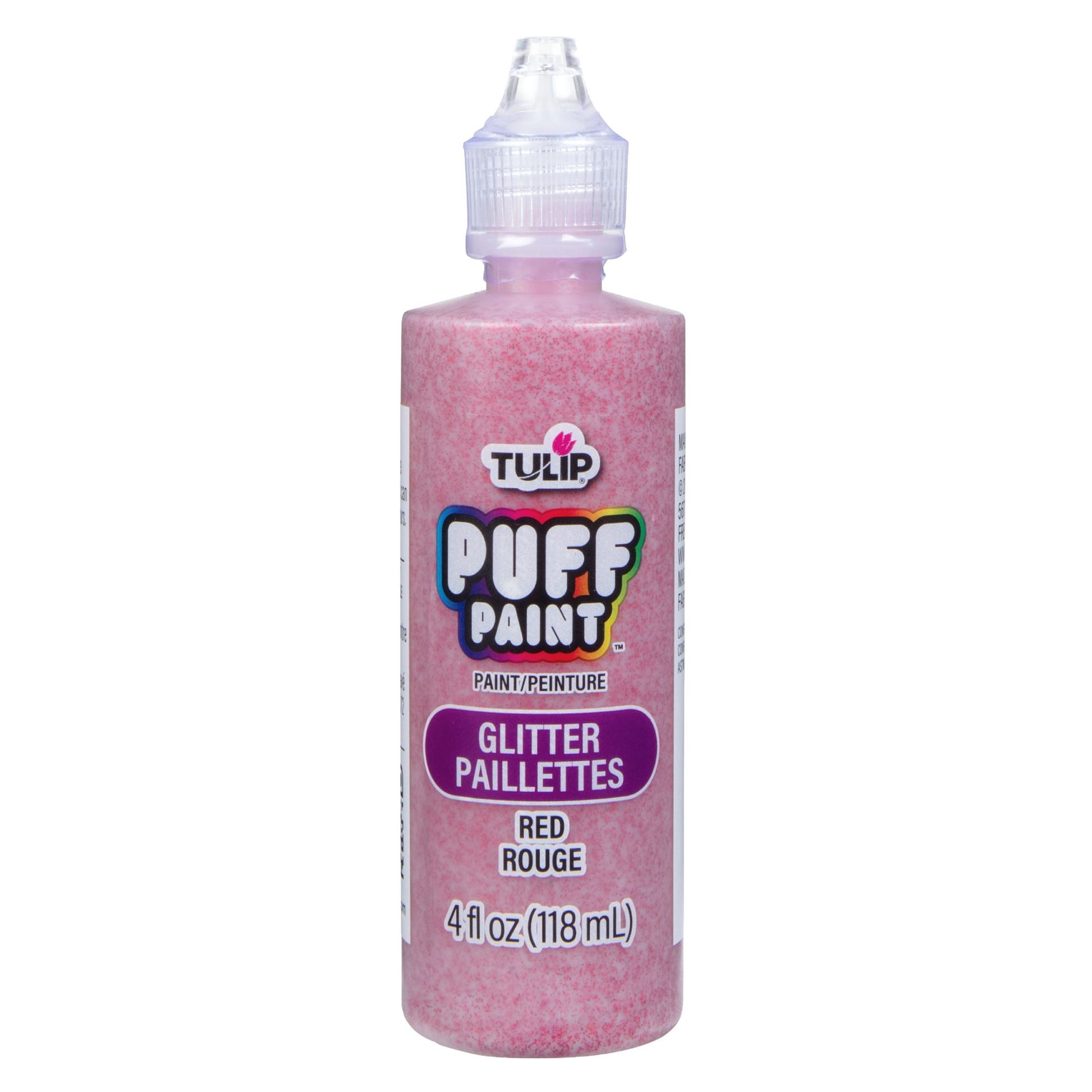 Picture of 41303 Tulip Dimensional Fabric Paint Glitter Red 4 fl. oz.