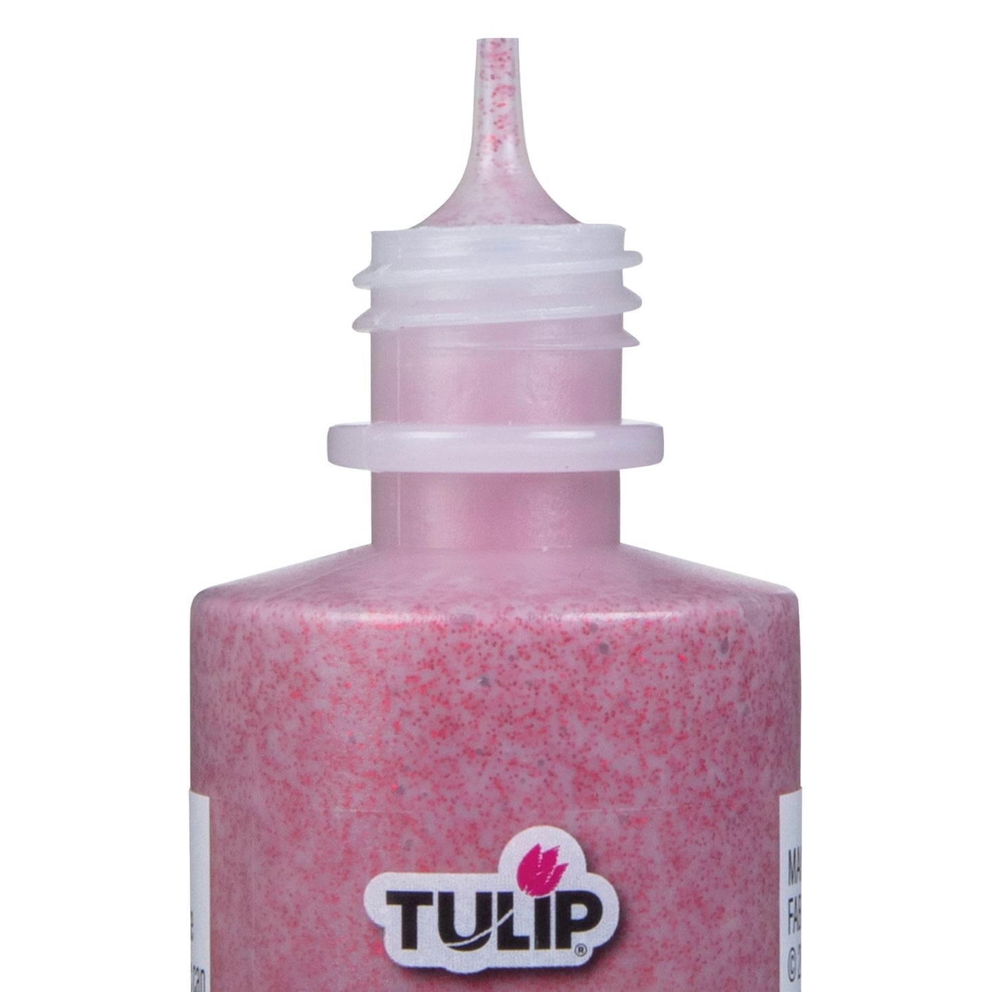 Picture of 41303 Tulip Dimensional Fabric Paint Glitter Red 4 fl. oz.