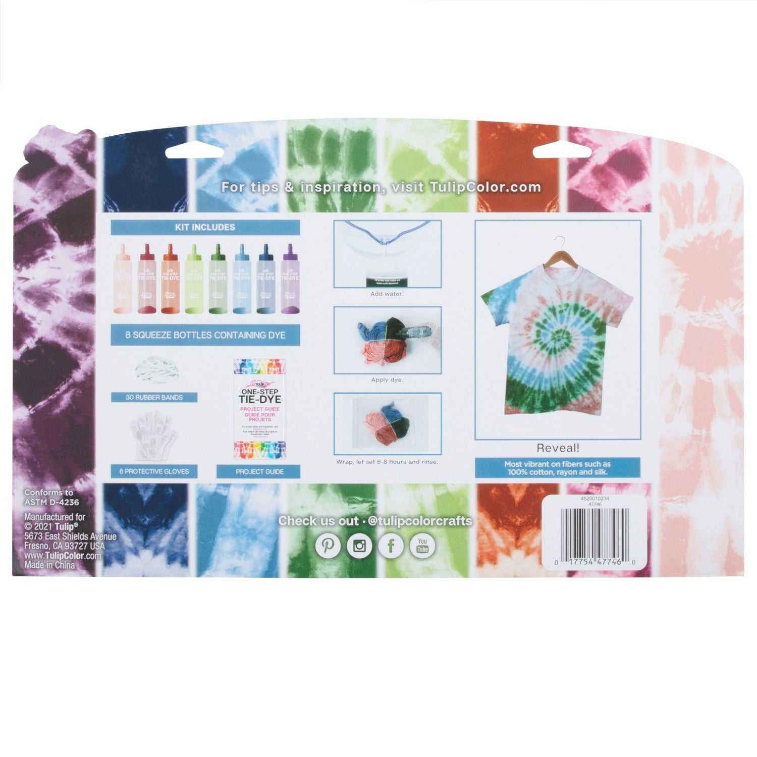 Picture of 47746 Tulip Desert 8-Color Tie-Dye Kit