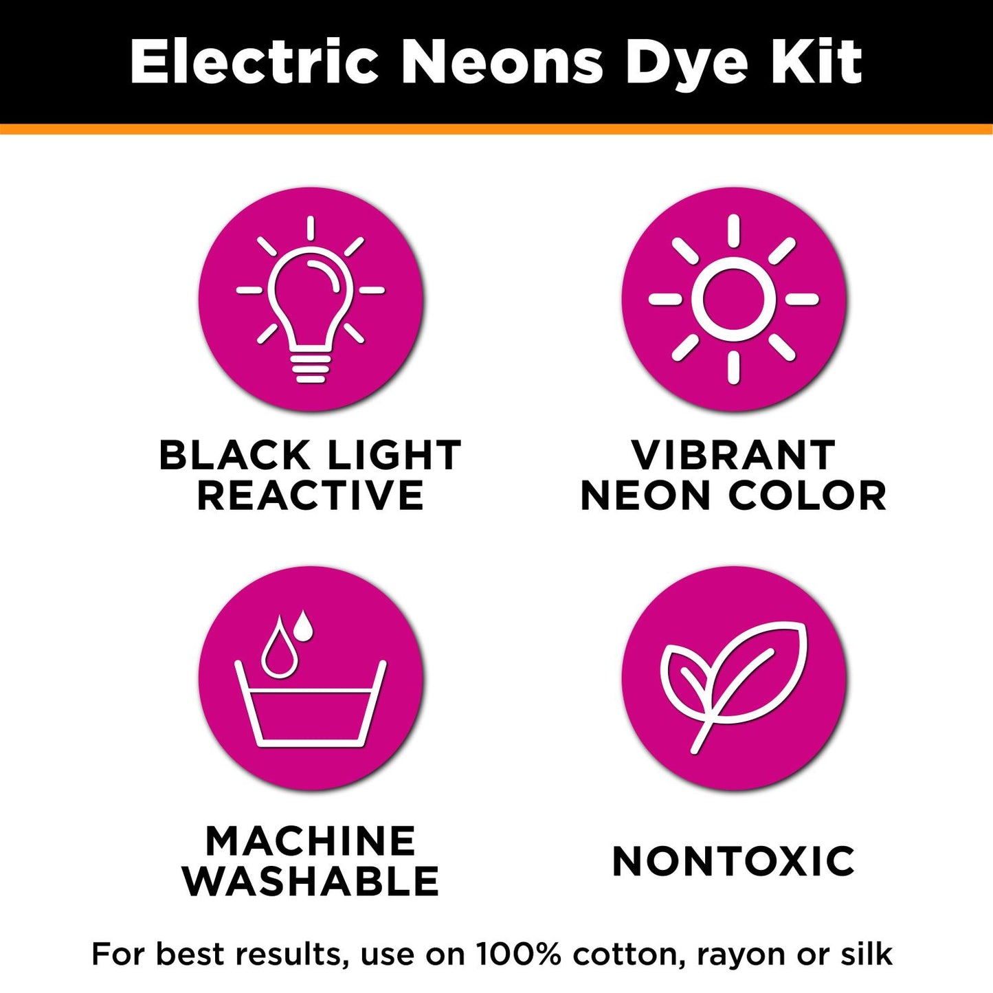 Picture of 32714 Tulip Electric Neons 16 fl. oz. 4-Color Dye Kit