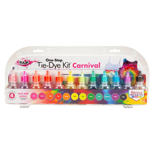 One-Step Tie-Dye Kit Carnival 12-Pc. Mini Kit