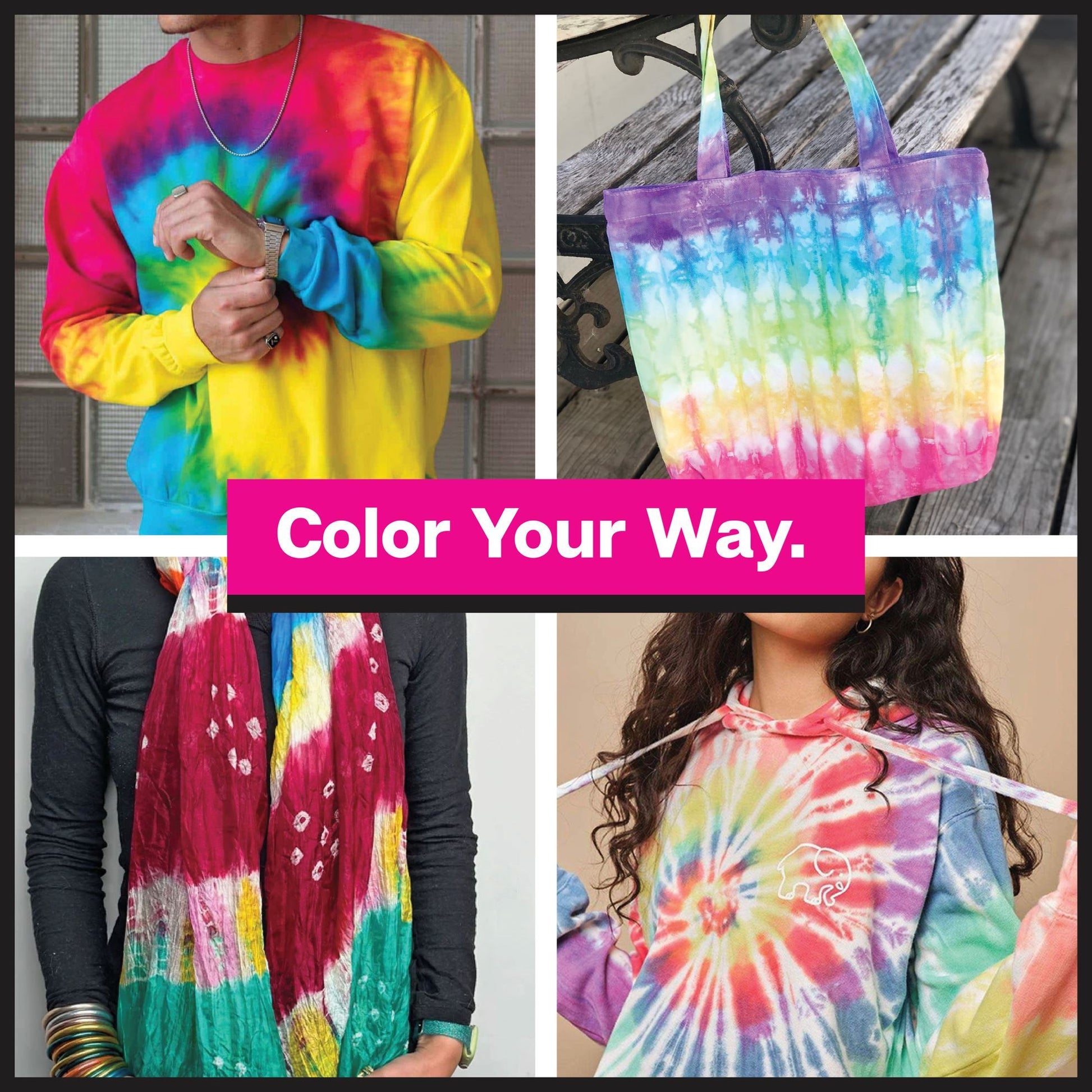 Picture of 34723-1                             TULIP BIG BOX TIE DYE PARTY KIT KIDS              