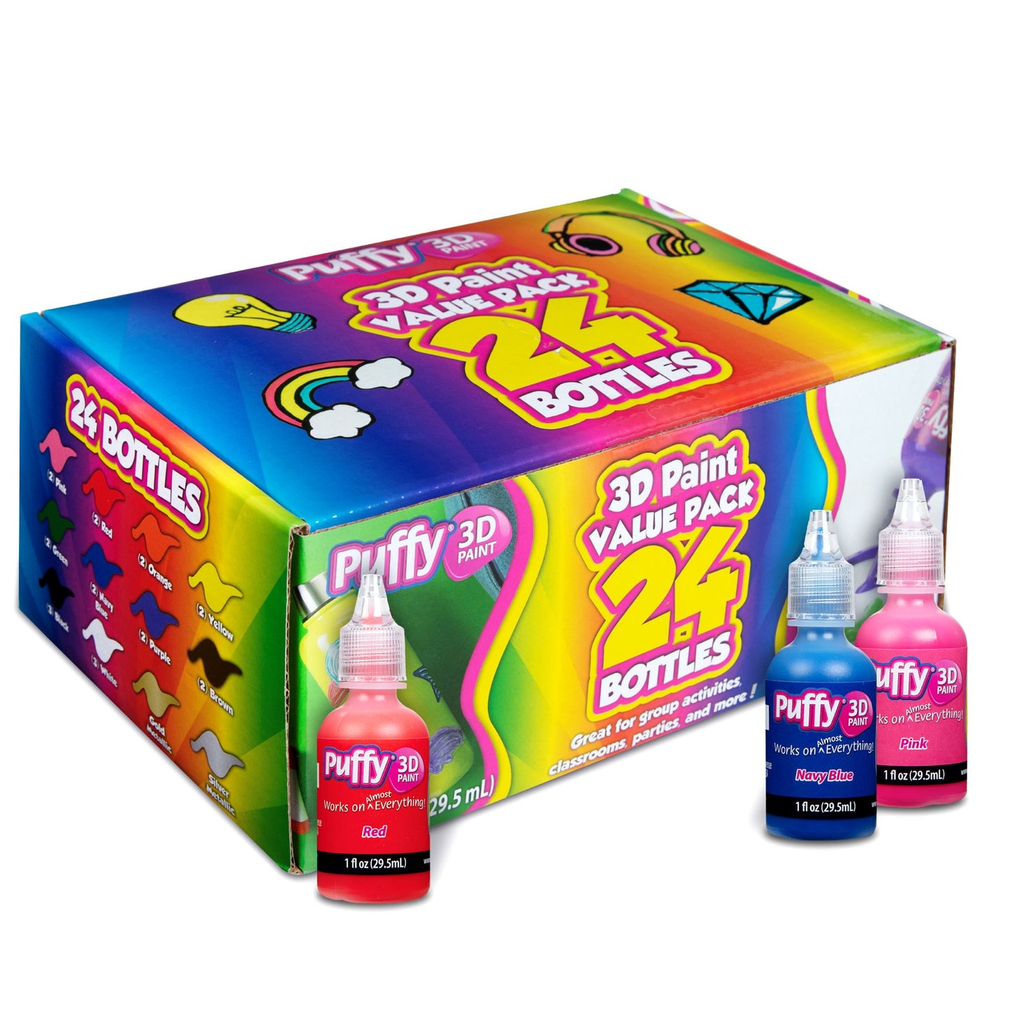 Picture of 48219 Puffy 3D Paint Value 24 Pack