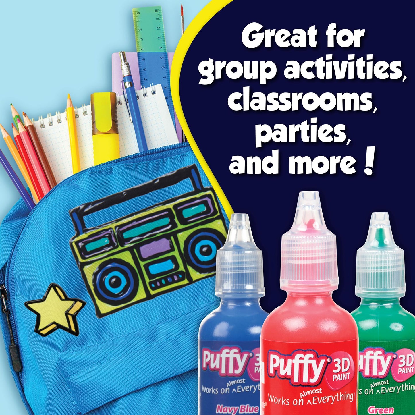 Picture of 48219 Puffy 3D Paint Value 24 Pack