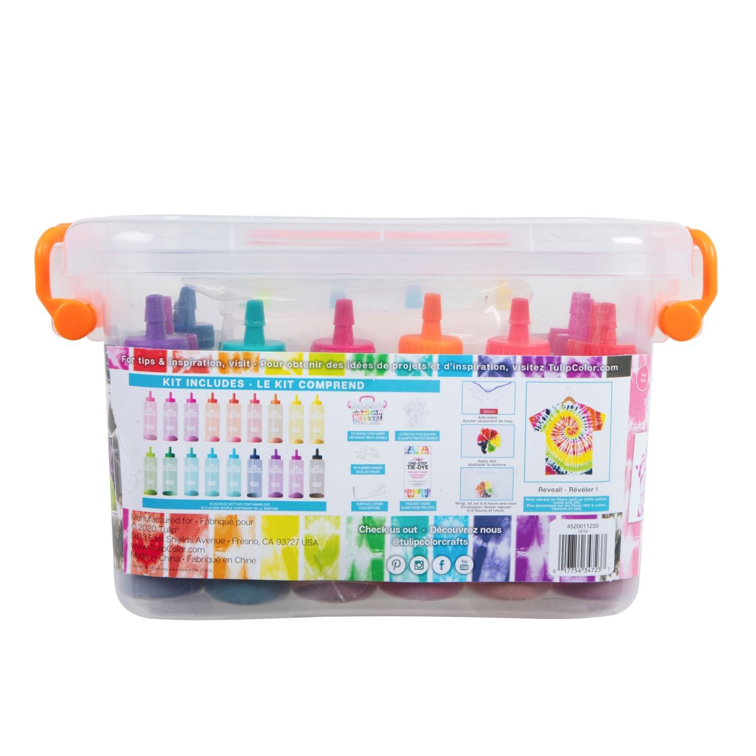 Picture of 34723-1                             TULIP BIG BOX TIE DYE PARTY KIT KIDS              