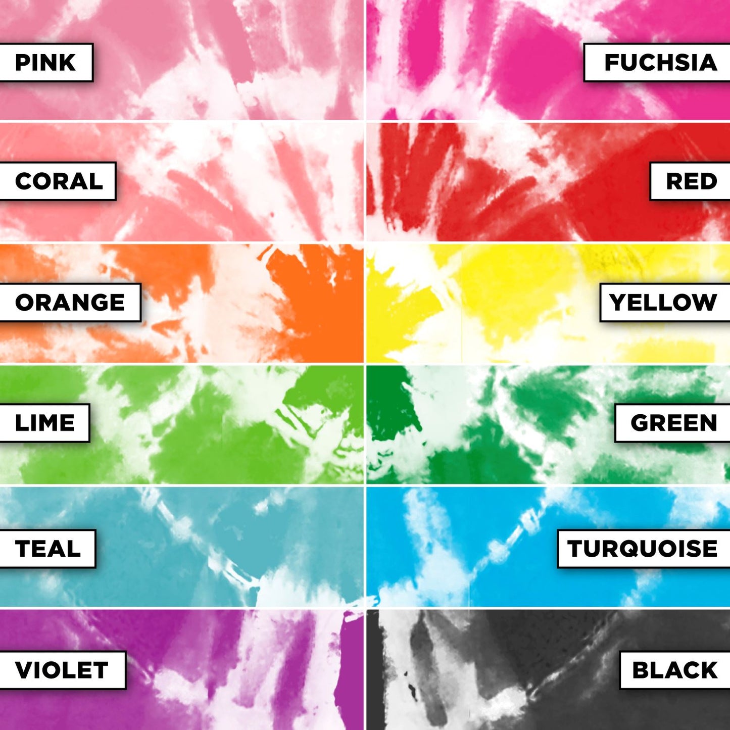 Picture of 44065 Tulip Carnival 12-Color Mini Tie-Dye Kit