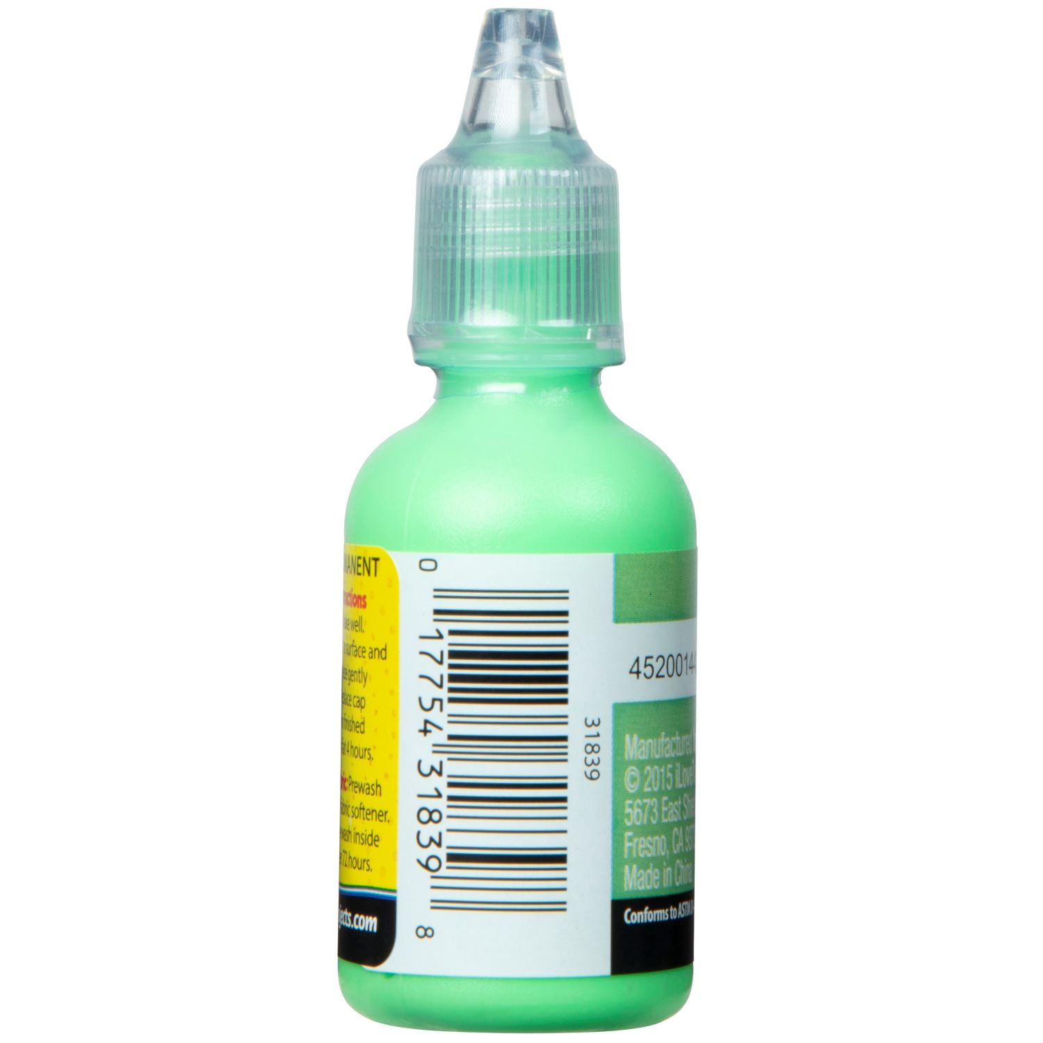 Picture of 31839 Puffy 3D Paint Neon Green 1 oz.