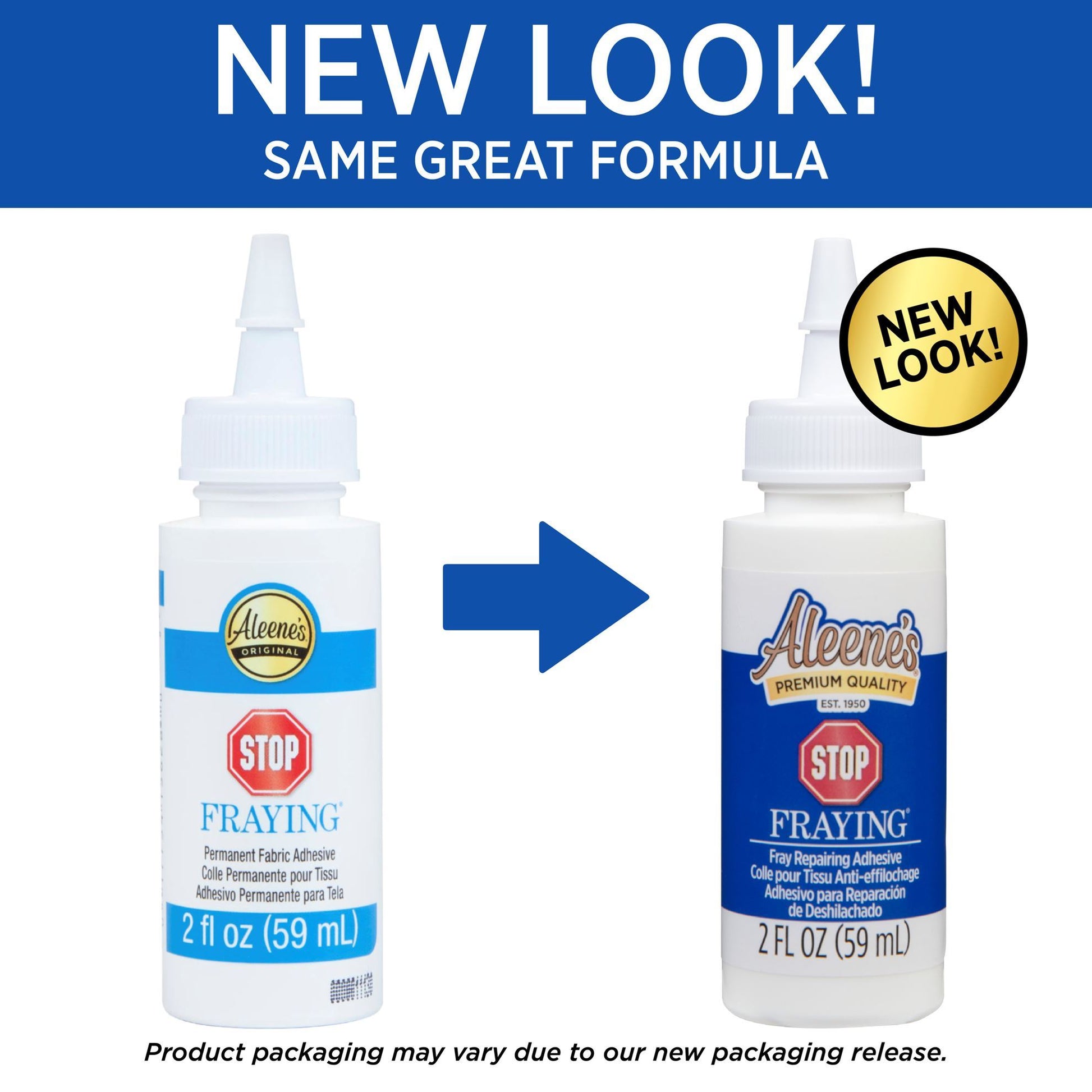 Picture of 50340 Aleene's Stop Fraying Permanent Fabric Adhesive 2 fl. oz. 3 Pack