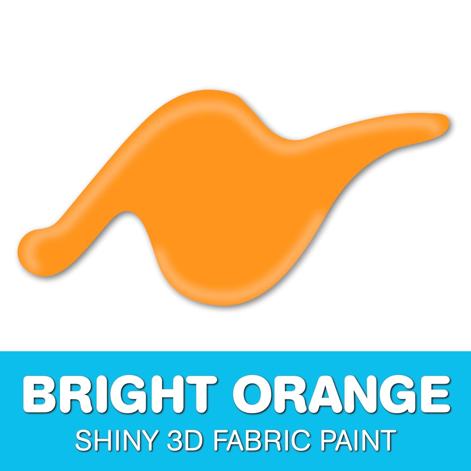 Picture of 54115 3D Fabric Paint Bright Orange 1 oz.